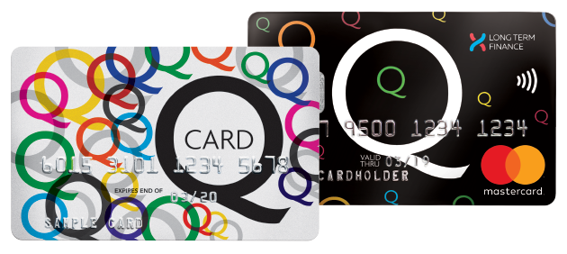 Q Card Finance & Master Card Logo
